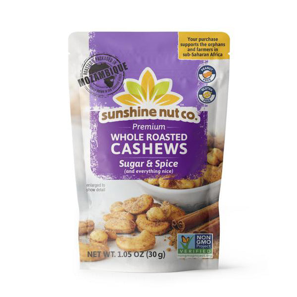 Single Serve Sugar & Spice Cashews